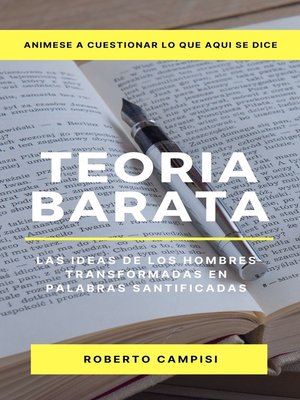 cover image of Teoría Barata